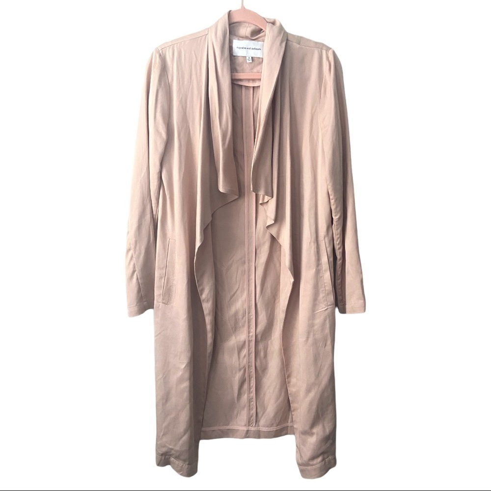 Revolve Cupcakes and Cashmere Tencel Open Front Jacket Pink Size Small R0701